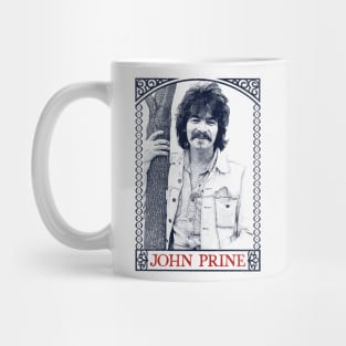 John Prine \\ Retro 70s Style Fan Art Design Mug